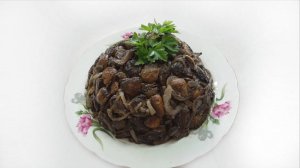 Жареные ШАМПИНЬОНЫ с ЛУКОМ в СМЕТАННОМ соусе на сковороде! Пошаговый рецепт!