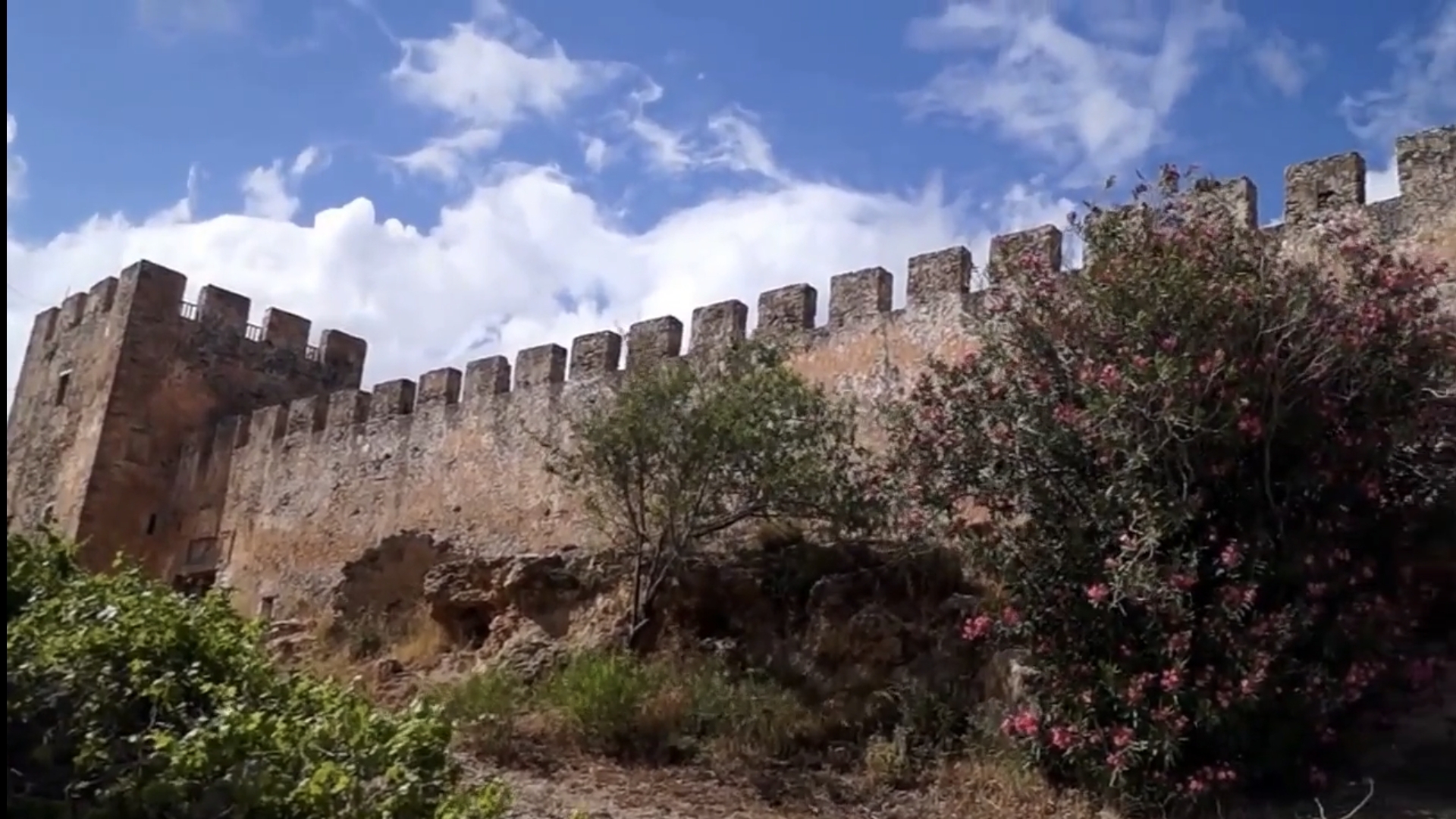 Греция. На авто по КРИТу. Плакиас. Крепость ФРАНКОКАСТЕЛЛО. смотреть онлайн