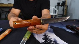 Изготовление ножа якутского типа. Шлифовка рукояти. Часть 3.