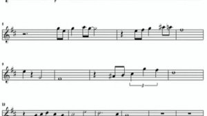 Маленький цветок. Саксофон-Тенор. Ноты .Минус.