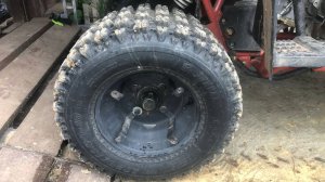 Ремонт колеса квадроцикла