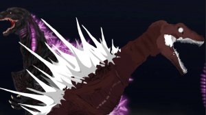 Годзилла кровавая баня VS шин Годзилла