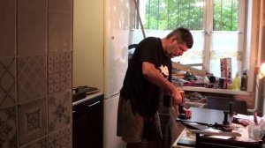 Ремонт кухни// Собрал тумбу под газовую панель и духовой шкаф.