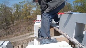 Дом из газоблока, своими руками. Перекрытие 1-й этаж.