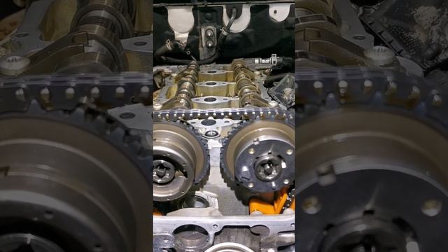 Ремонт ГРМ М274 руками из }|{опы Infiniti Q50 #мастерскаямерседес #MercedesBenz #m274