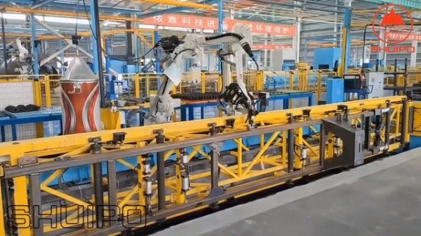 Intelligent Production Line for Mixer Trucks