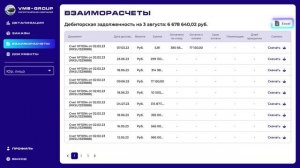 Личный кабинет клиента компании ВМС Групп