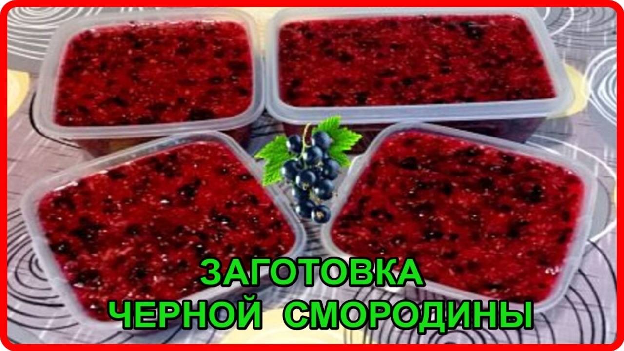 ЗАГОТОВКА ЧЕРНОЙ СМОРОДИНЫ НА ЗИМУ без варки смотреть онлайн