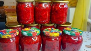 Зимой пальчики оближешь! Борщ на зиму делаю только так! Вкусная заправка для борща на зиму