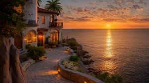 Вечерний Джаз на Вилле у Моря | Тёплая Музыка для Душевного Отдыха