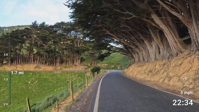 Virtual Running Videos Treadmill Workout Scenery Sunset Peninsula Run