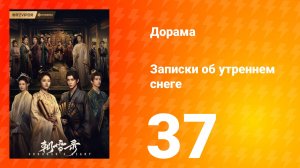 Записки об утреннем снеге 1 сезон 37 серия