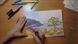 Мастер-класс «Декоративная графика.Пейзаж«ИЗО, 5 кл.