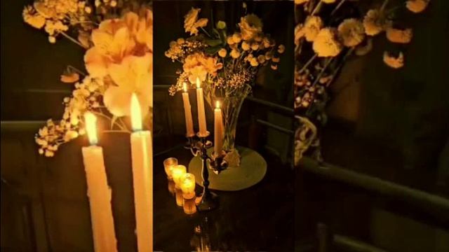 След от расплавленной свечи