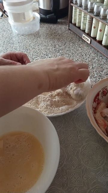 Курочка в панировки.