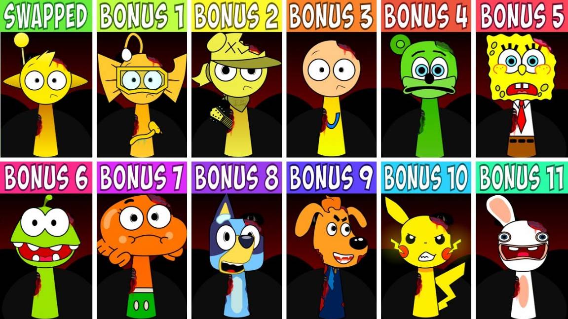 🎭 INCREDIBOX SPRUNKI | SWAPPED: ВСЕ ПЕРСОНАЖИ & БОНУСЫ! 💎 смотреть онлайн