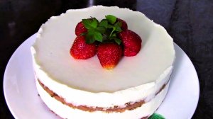 Торт суфле, торт без выпечки.