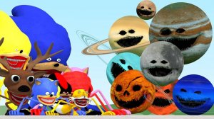 Shin Sonic Family против всех планет Солнечной системы в Garry's Mod