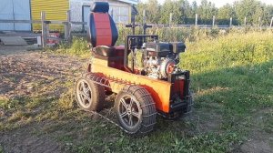 Облегчённая гусеница на минитрактор. Летний вариант.