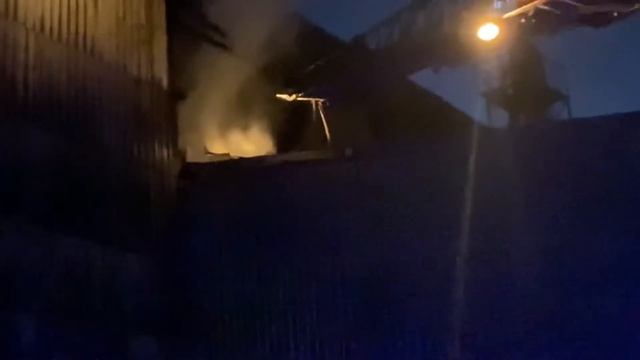 ПОЖАР. ТУШИЛИ СУШИЛКУ С ГОРОХОМ.