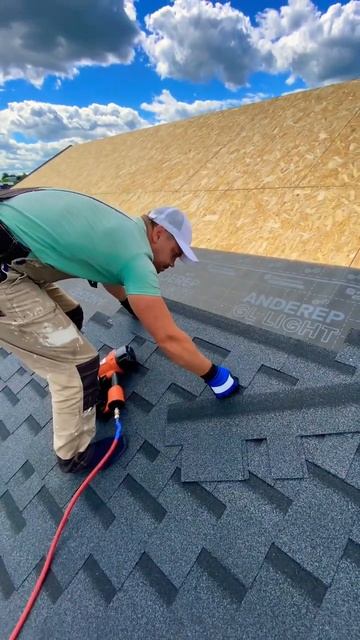 Монтаж гибкой черепицы технониколь