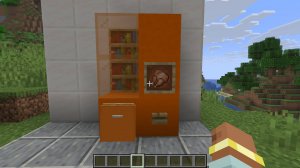 Строим рабочий автомат с едой в Майнкрафт!