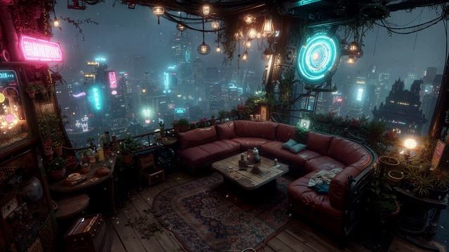 🤖 Blade Runner Inspired Ambiance ｜ A Walk Through Cybernetic Alleyways #NeoTokyo #FutureCities-(108 смотреть онлайн