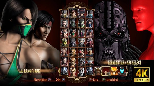 Игра за Liu Kang Monje Shaolin & Tanya Spirit в Mortal Kombat Komplete Edition на PS3 Expert в 4K