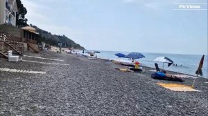 Крым Алушта пляж Солнечногорское сегодня 28 июля 2025. Море и погода в Алуште сейчас. Обстановка