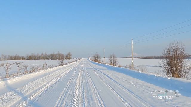 Russia Winter Run Treadmill Virtual Run