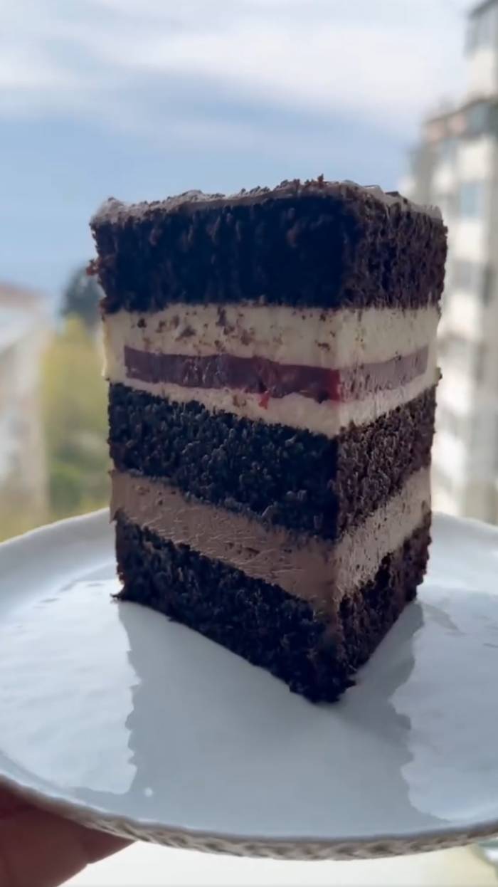 Торт Шоколад-Вишня-Маскарпоне от Эльмиры Михайленко смотреть онлайн