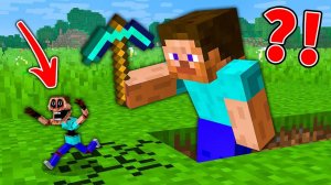 ХОРРОР МАЙНКРАФТ - ПРАНКИ над КРОШЕЧНЫМ имитатором в Майнкрафте