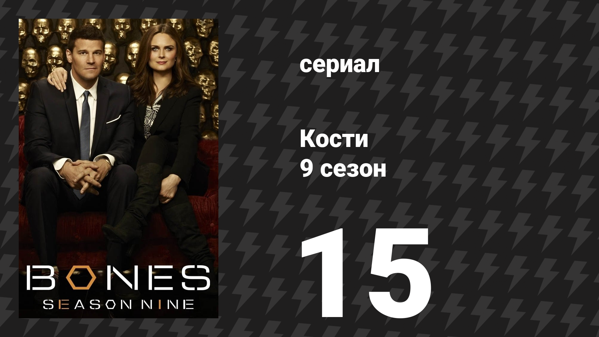 Кости 9 сезон 15 серия «Наследница под горой» (сериал, 2013)