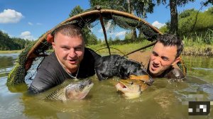 Ловля таптухой! Это просто шок! Что мы поймали!