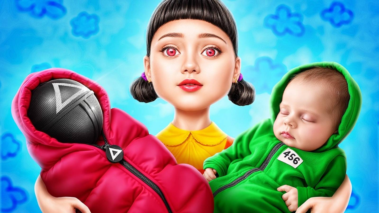SGD vs ДЕТИ Кринж Лайфхаки и Смешные Пранки от Семьи с Игры в Кальмара смотреть онлайн