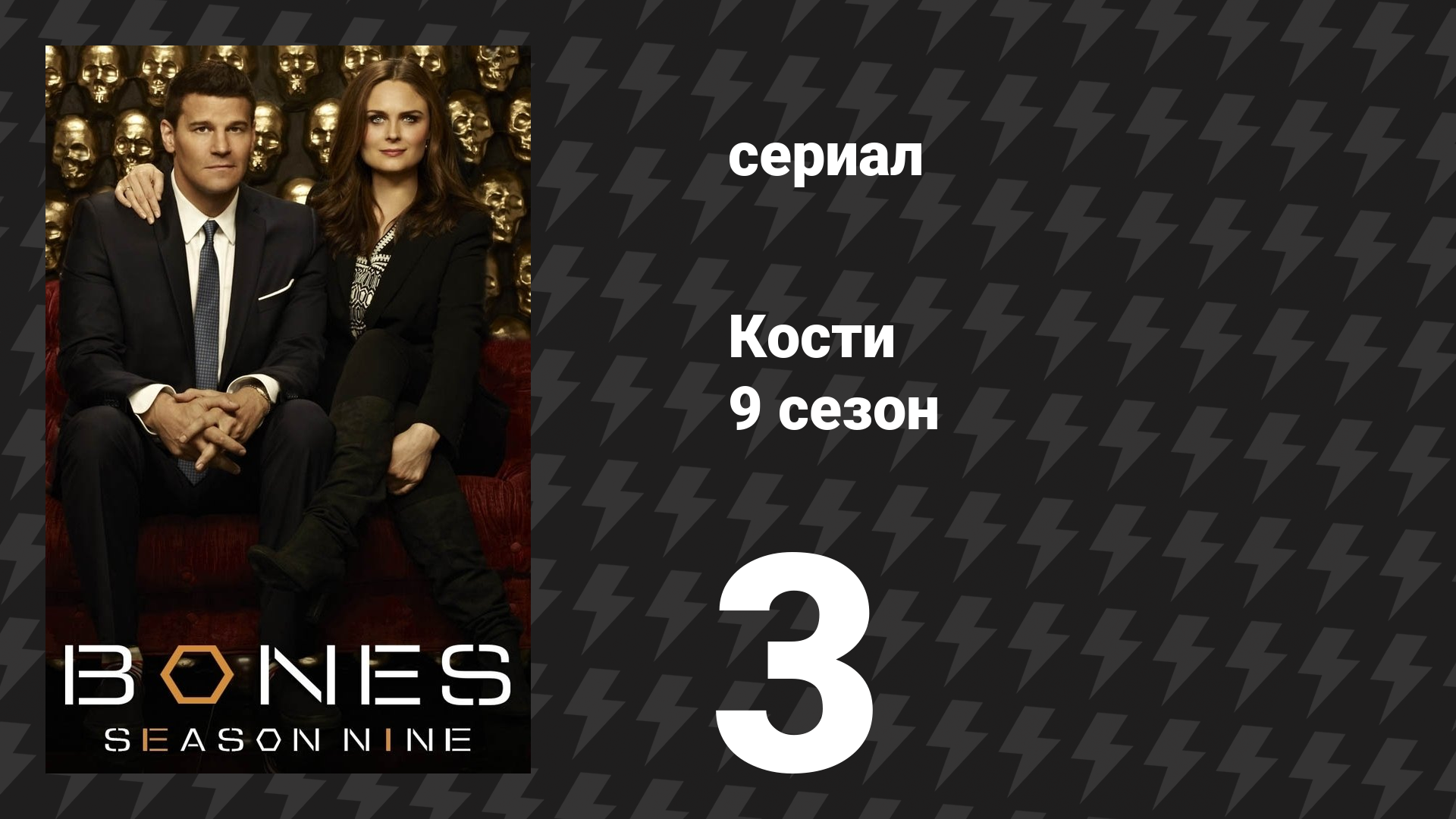 Кости 9 сезон 3 серия «Мясник в машине» (сериал, 2013)