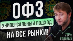 ОФЗ. Универсальный ПОДХОД на все рынки! 30-70% ГОДОВЫХ.