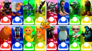 МЕГАМИКС ШПИОНИРО ГОЛУБИРО 🆚 ФРИГО КАМЕЛО 🆚 ДРУГИЕ БРЕЙНРОТ МЕМЫ | Tiles Hop №49-52