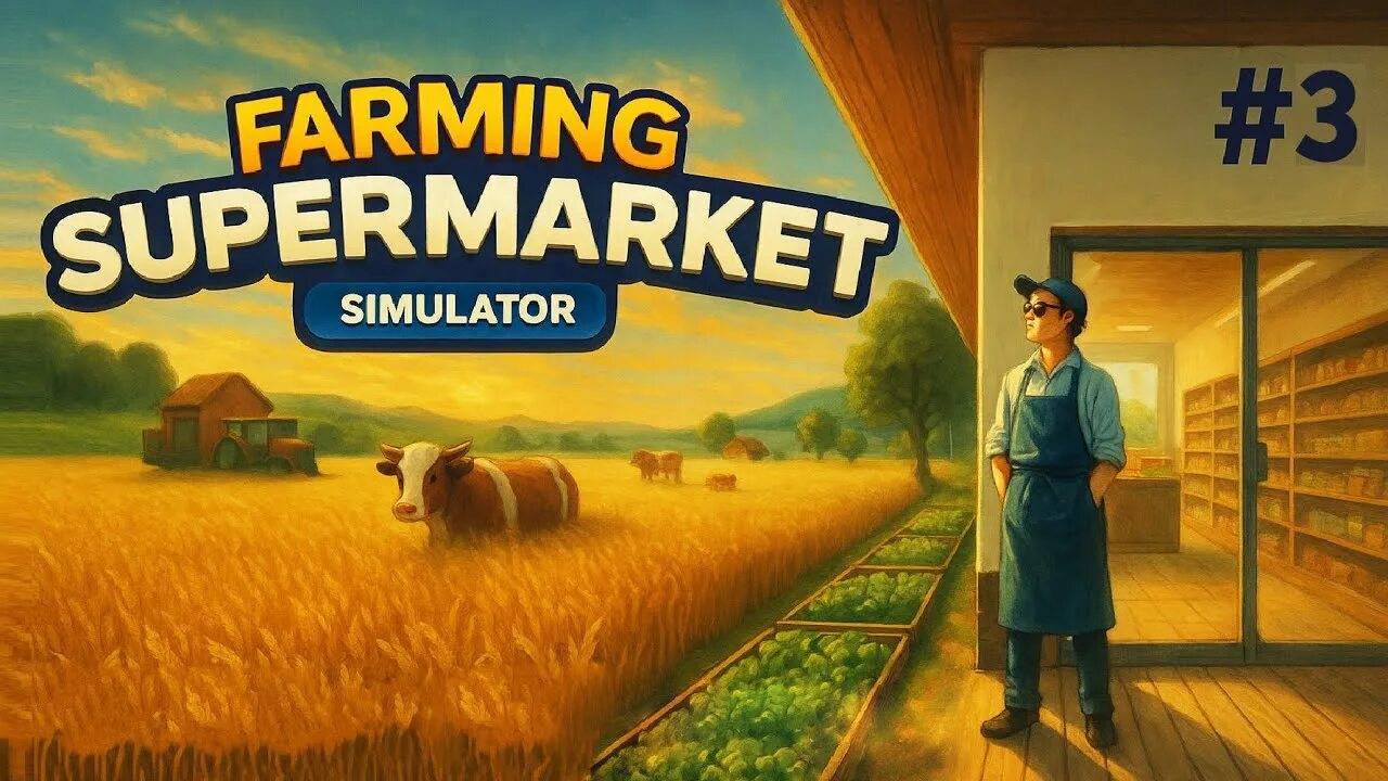 Я почти это сделал. Farming & Supermarket Simulator #3