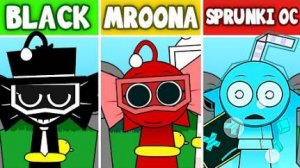 Incredibox Sprunki AQUA Vs. MROONA Vs. BLACK (Все версии) | НОВЫЙ МОД | NORMAL VS. HORROR