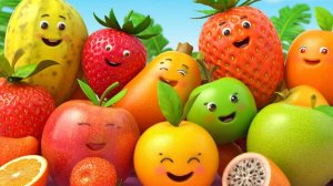 Детская сенсорная коллекция Funky Fruits, успокаивающая анимация, Танцевальная музыка