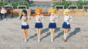 スマイレージ - Uchouten love  (Hayase Nagatoro, Yoshi, Gamo, Sakura Dance) 2K