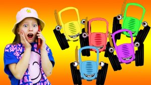 Синий Трактор -  детская песенка про пять тракторят