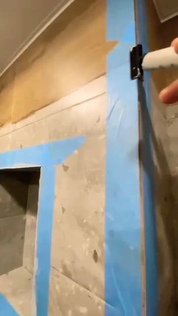 Формирование внешнего угла эпоксидной затиркой