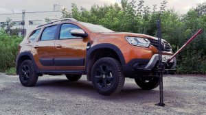 Обзор силового бампера РИФ на Renault Duster 2021+  (Перезалив с Youtube)