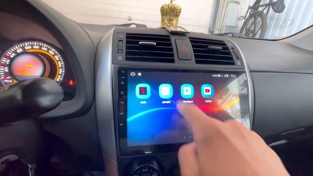 Toyota Corolla 2010 - Андроид магнитола + камера смотреть онлайн