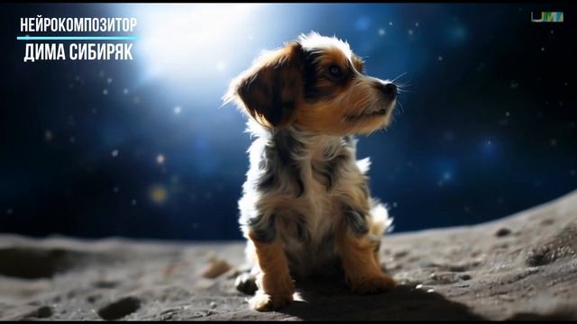 СОБАЧКИ НА ЛУНЕ. #aisongs Нейромузыка, нейровидео. AI Video. AI Music, Kling AI, Suno AI #dog #music