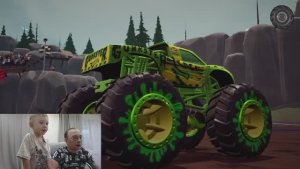монстер траки хотвилсы  Hot Wheels Monster Trucks Stunt Mayhem трюки