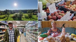 ЕДЕМ В ГОРОД НА РЫНОК, А ПОТОМ ПОСМОТРИМ ПОКУПКИ И ПОДАРКИ ОТ ПОДРУЖКИ.