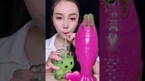 АСМР/Напитки на камеру/Морской виноград/ASMR/Мукбанг